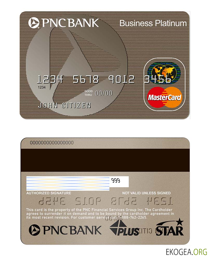 MasterCard PNC américaine template MasterCard PNC américaine template